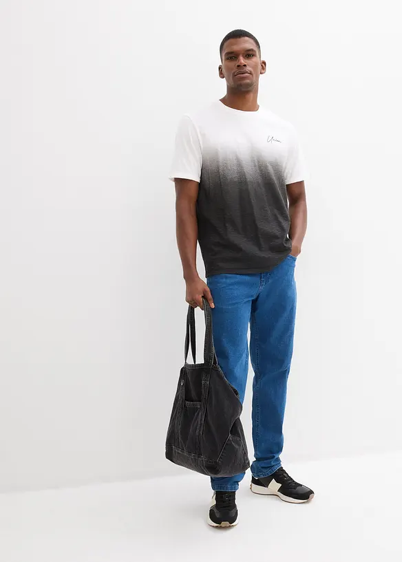 Lot de 2 T-shirts 100% coton, bonprix