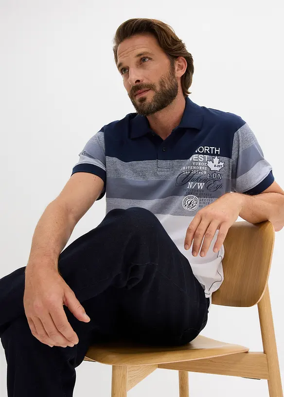 Polo en jersey 100% coton, bonprix