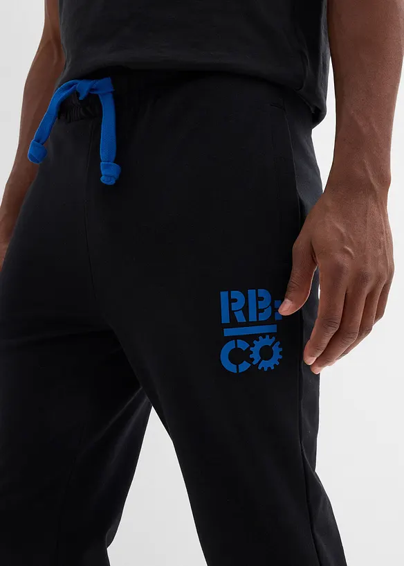 Pantalon de jogging &agrave; d&eacute;tails contrastants, bonprix