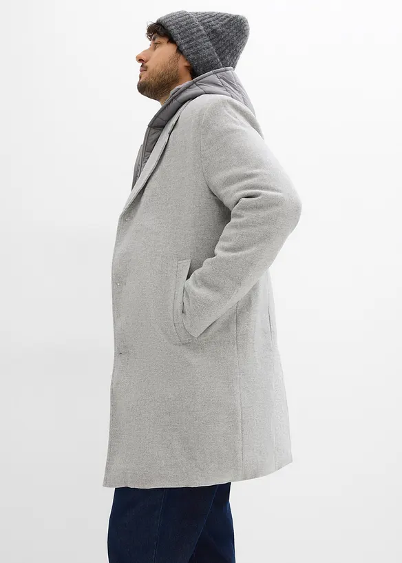 Manteau blazer 2en1 &agrave; capuche amovible, bonprix