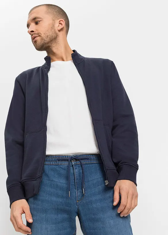 Jean droit et l&eacute;ger &agrave; taille &eacute;lastiqu&eacute;e, regular, bonprix