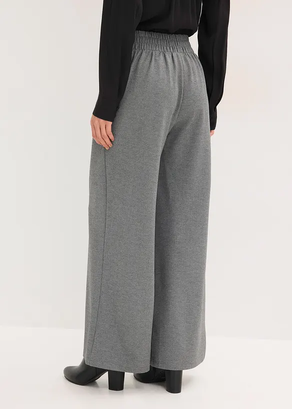 Pantalon en jersey &agrave; patte d&eacute;corative, bonprix