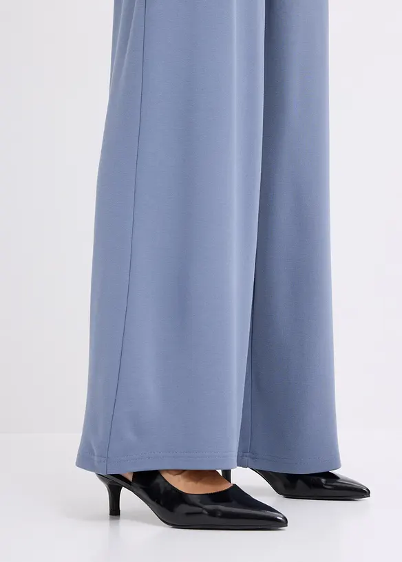 Pantalon en jersey &agrave; patte d&eacute;corative, bonprix