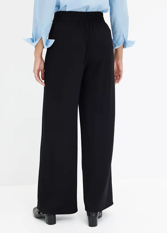 Pantalon en jersey &agrave; patte d&eacute;corative, bonprix