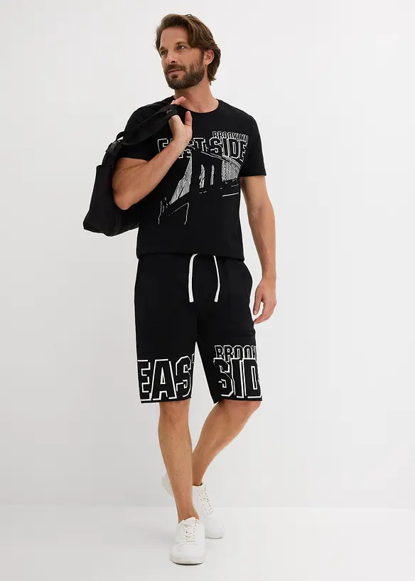 Bermuda sweat 100% coton, bonprix