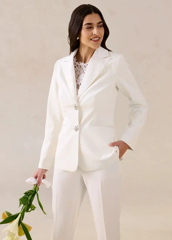 Blazer &agrave; boutons d&eacute;coratifs, bonprix