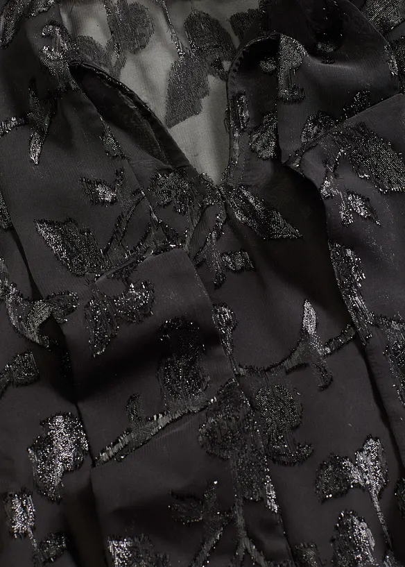 Blouse ample &agrave; broderies, bonprix