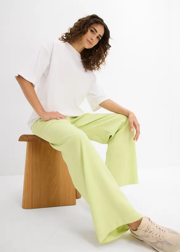 T-shirt &eacute;pais oversize 100% coton, bonprix