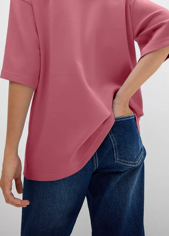 T-shirt &eacute;pais oversize 100% coton, bonprix