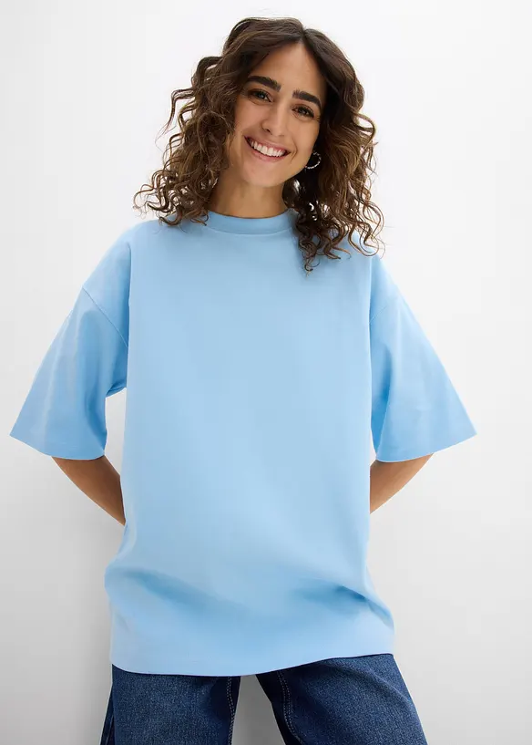 T-shirt &eacute;pais oversize 100% coton, bonprix