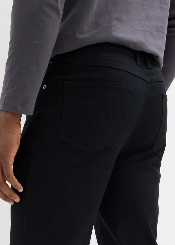 Pantalon droit et extensible, coupe classique, bonprix