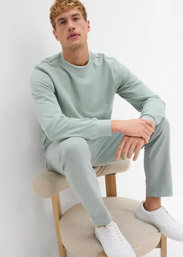 Pantalon de jogging &agrave; jambes droites, int&eacute;rieur gratt&eacute; doux, bonprix