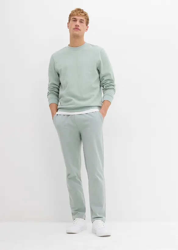 Pantalon de jogging &agrave; jambes droites, int&eacute;rieur gratt&eacute; doux, bonprix