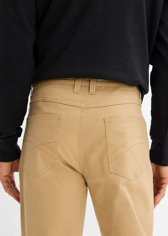 Pantalon droit et extensible, coupe classique, bonprix