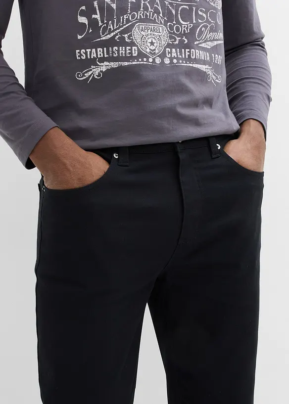 Pantalon droit et extensible, coupe classique, bonprix