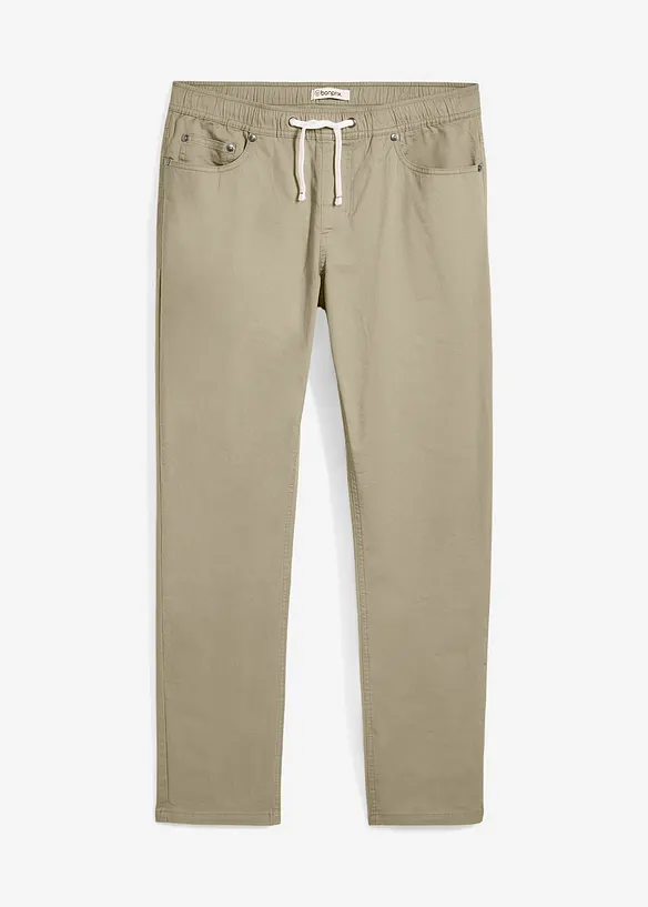 Pantalon jogger droit et extensible, regular, bonprix