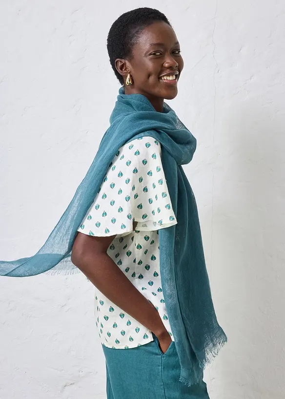Foulard estival en lin, bonprix