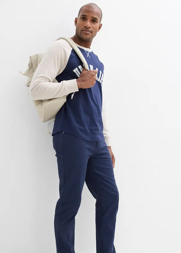 Pantalon droit et extensible, coupe classique, bonprix