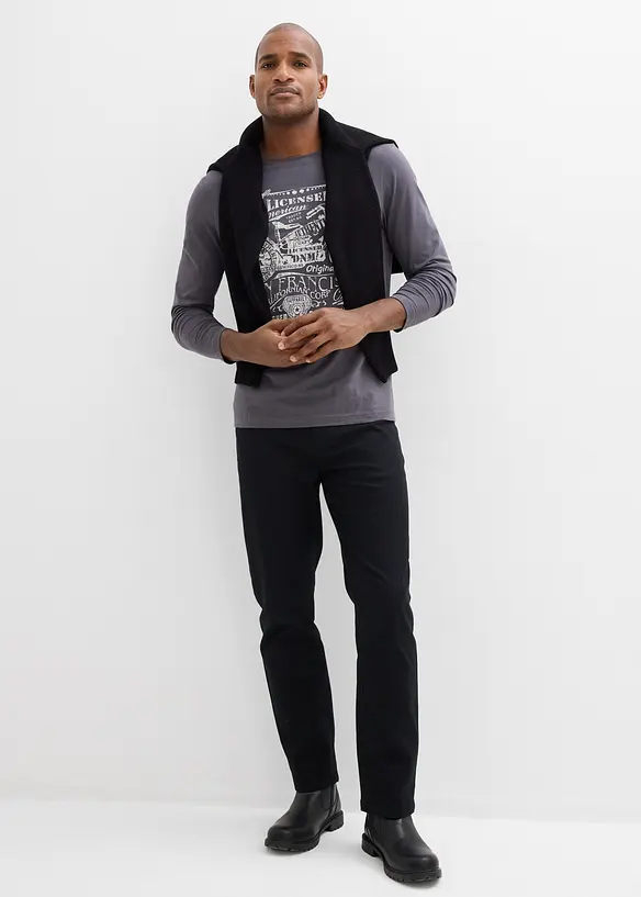 Pantalon droit et extensible, coupe classique, bonprix