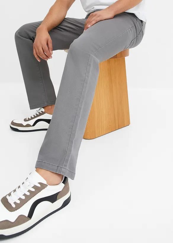 Pantalon droit et extensible, coupe classique, bonprix