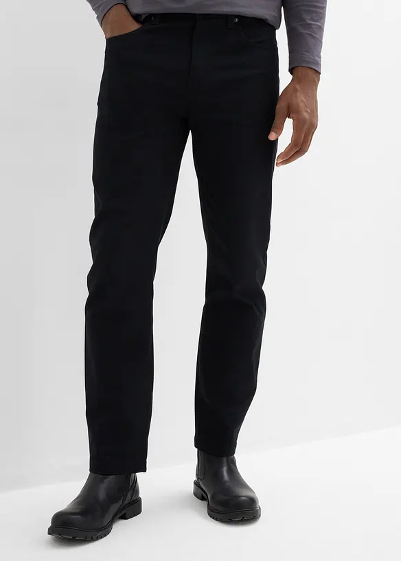 Pantalon droit et extensible, coupe classique, bonprix
