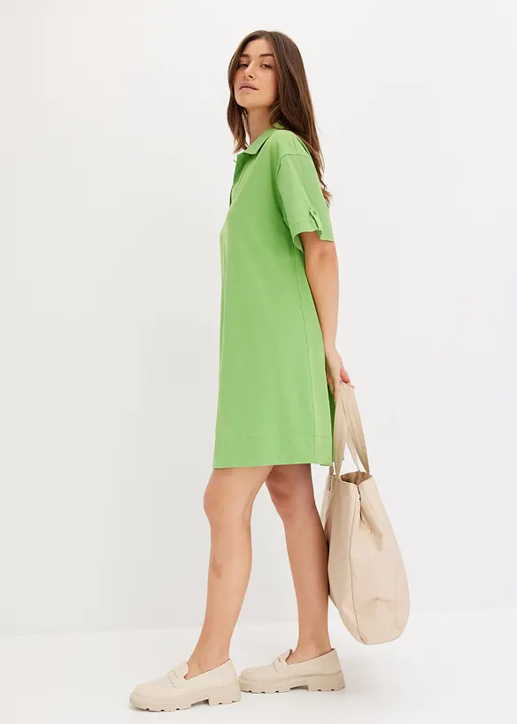 Robe-chemise en coton extensible, bonprix