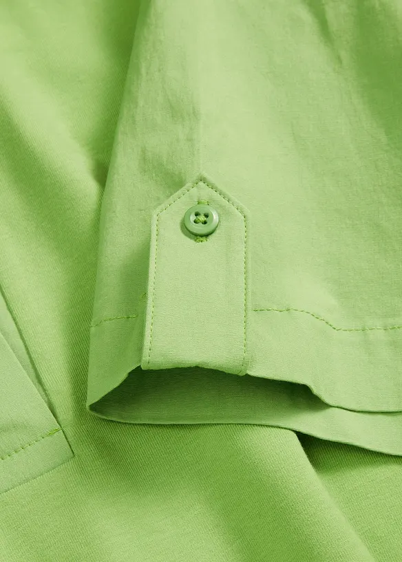 Robe-chemise en coton extensible, bonprix