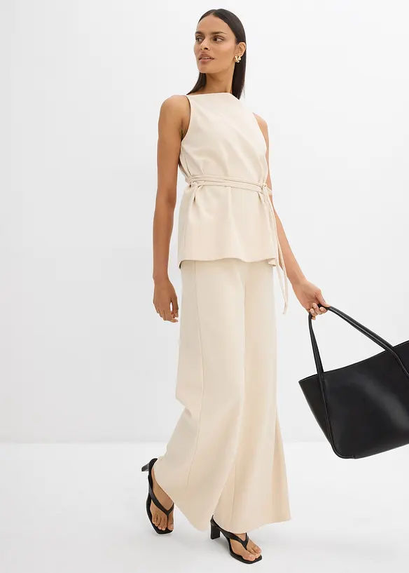 Top en maille piqu&eacute;e, bonprix