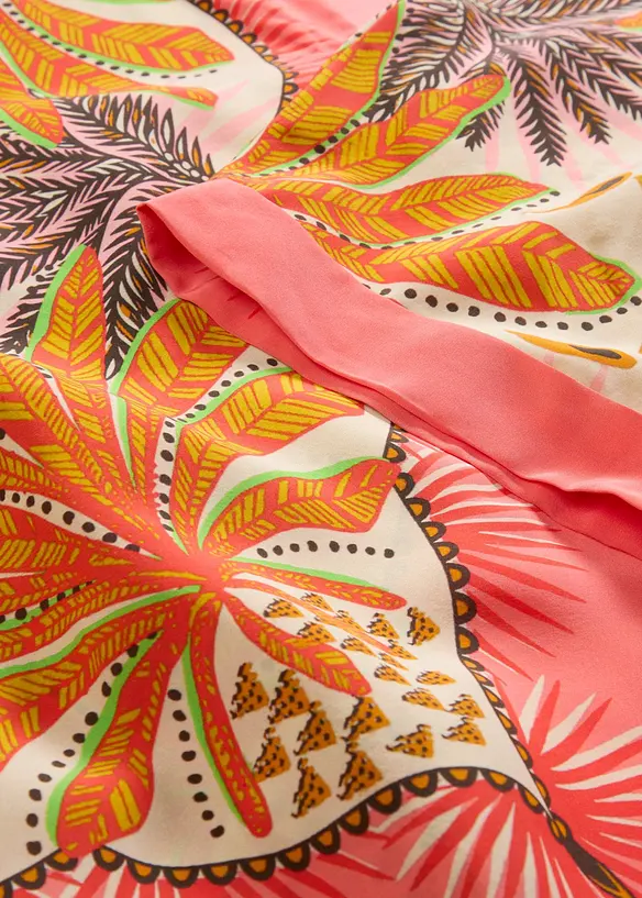 Tunique en soie m&eacute;lang&eacute;e, bonprix