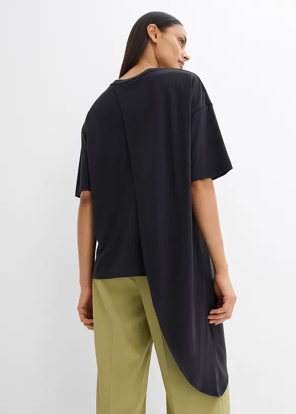 T-shirt doux en modal m&eacute;lang&eacute;, bonprix