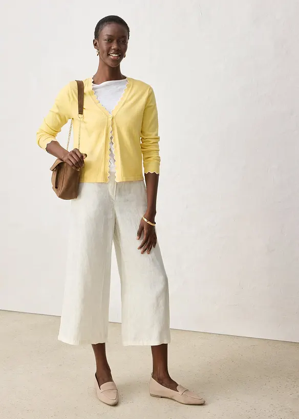 Gilet en fine maille contenant de la soie, bonprix