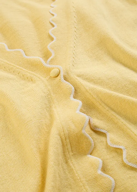 Gilet en fine maille contenant de la soie, bonprix