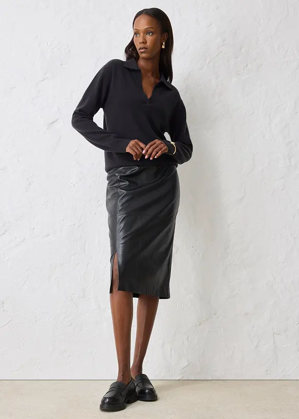 Pull en cachemire m&eacute;lang&eacute; Good Cashmere Standard&reg;, bonprix