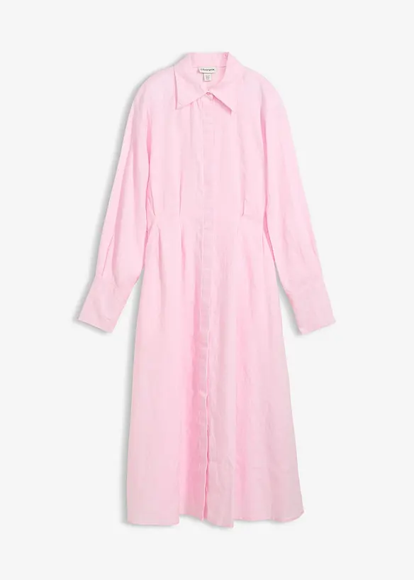 Robe-chemise 100% lin, bonprix