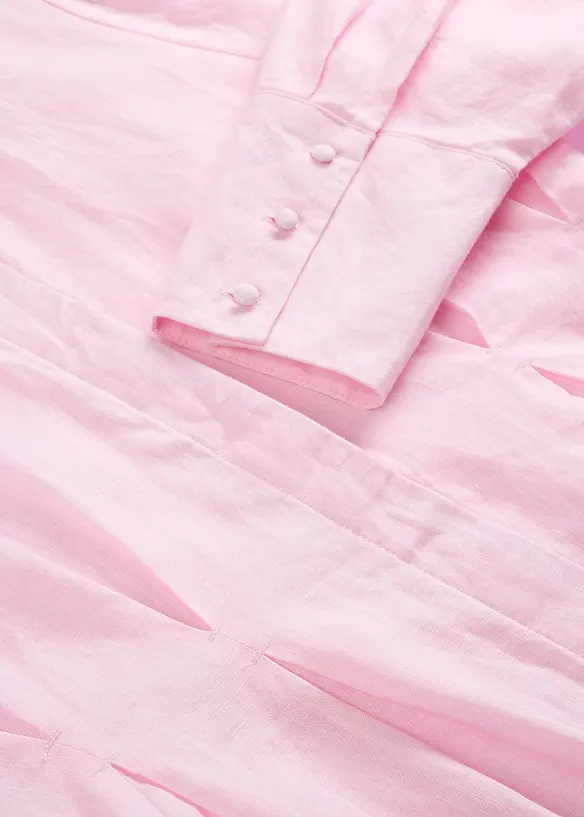 Robe-chemise 100% lin, bonprix