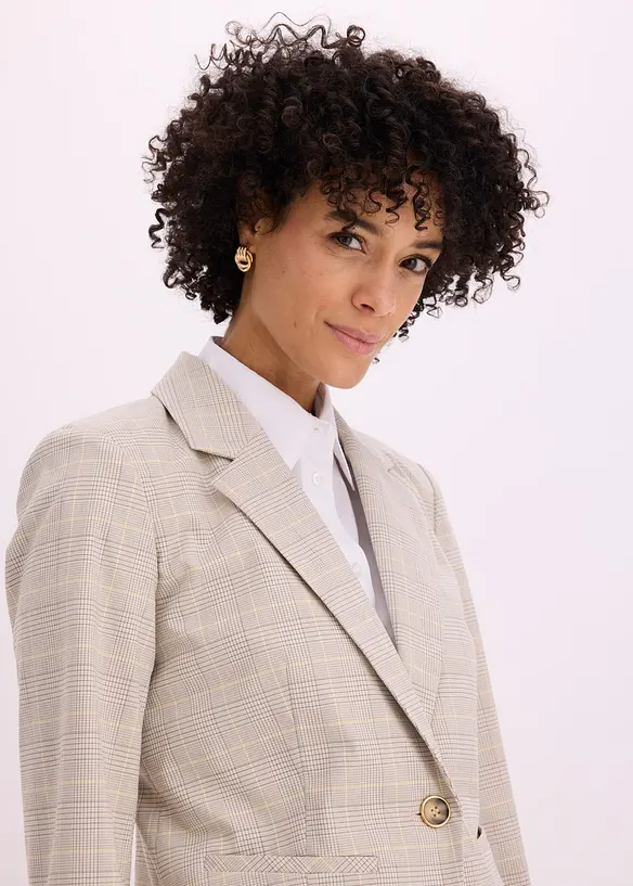 Blazer &agrave; carreaux &eacute;cossais, bonprix