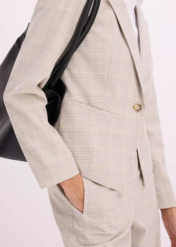 Blazer &agrave; carreaux &eacute;cossais, bonprix