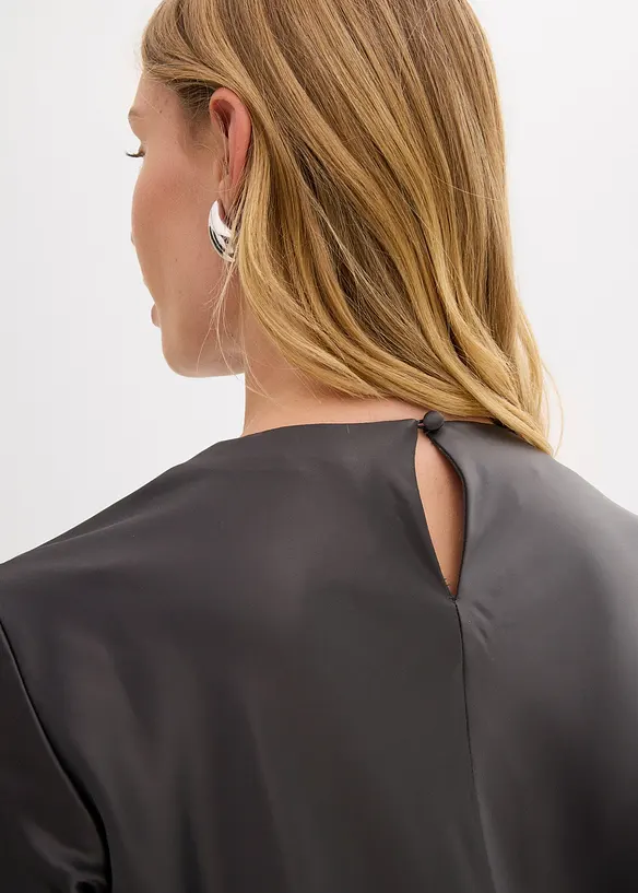 Robe midi en satin brillant, bonprix