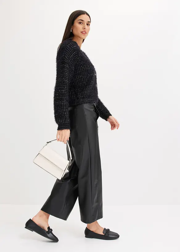 T-shirt &agrave; dentelle, bonprix