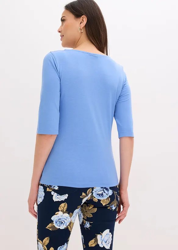 T-shirt &agrave; dentelle, bonprix