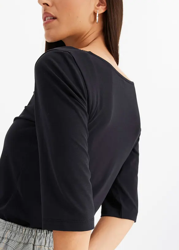 T-shirt &agrave; dentelle, bonprix