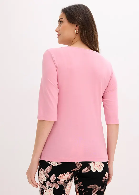 T-shirt &agrave; dentelle, bonprix