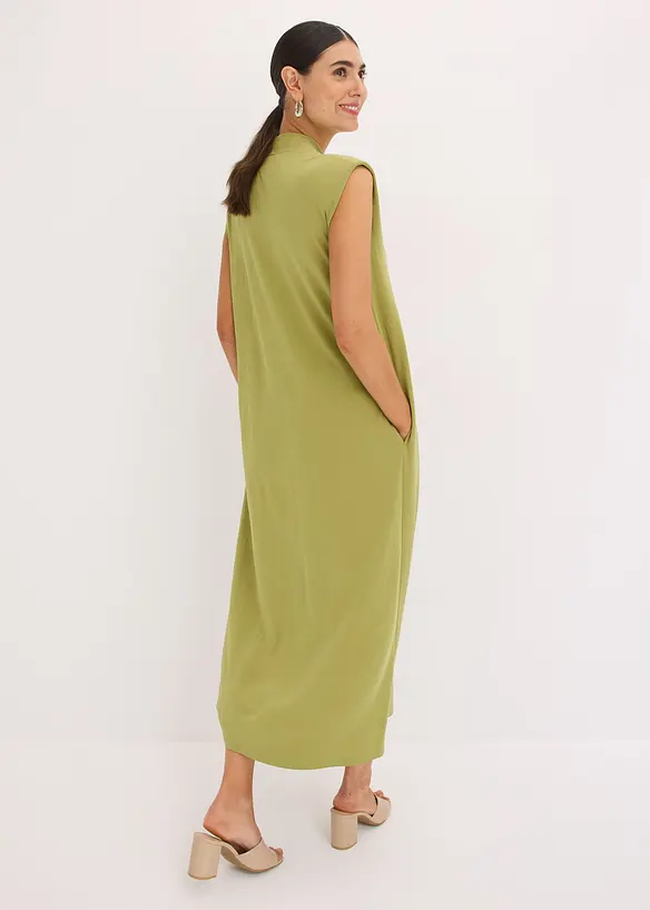 Robe en jersey viscose avec &eacute;paulettes, bonprix