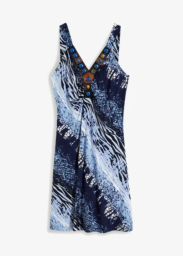 Robe trap&egrave;ze en jersey, bonprix