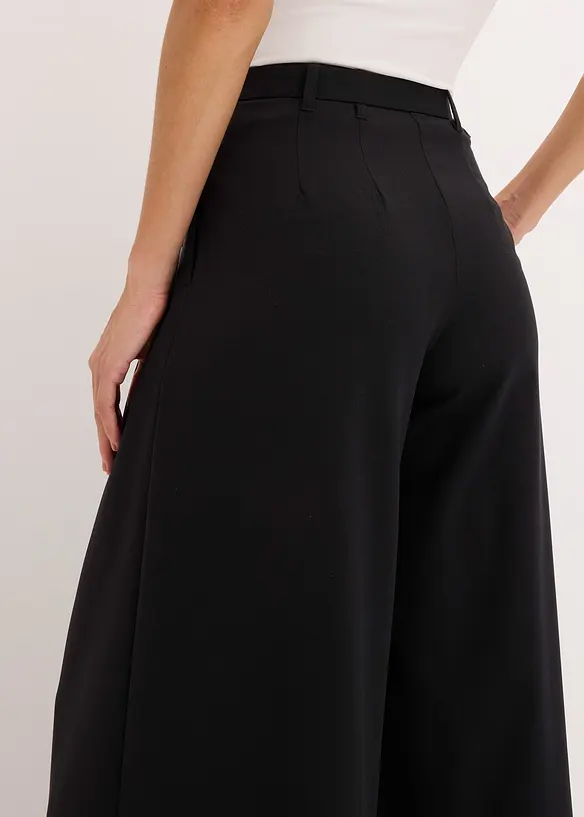 Pantalon &agrave; pinces avec ceinture (ens. 2 pces), bonprix