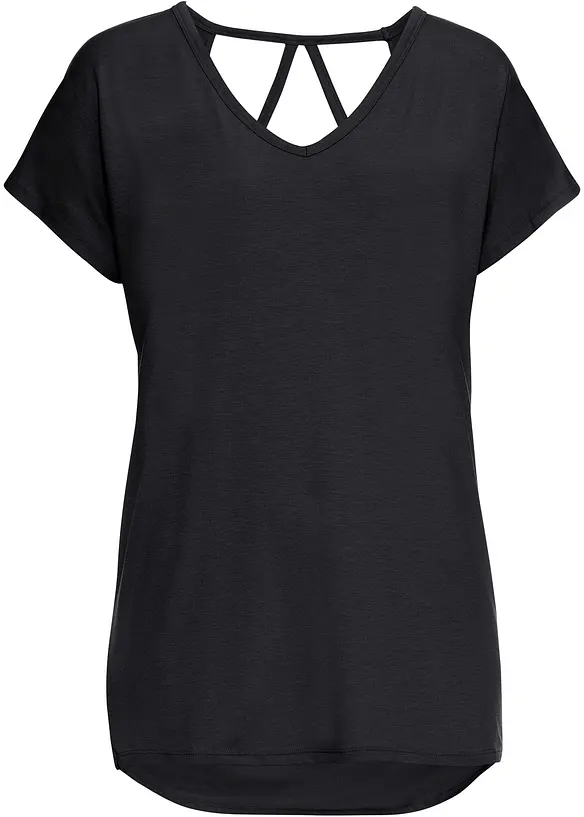 T-shirt en viscose m&eacute;lang&eacute;e, bonprix