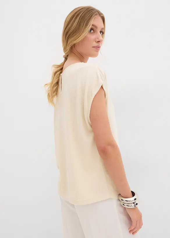 T-shirt oversize aspect maille, bonprix