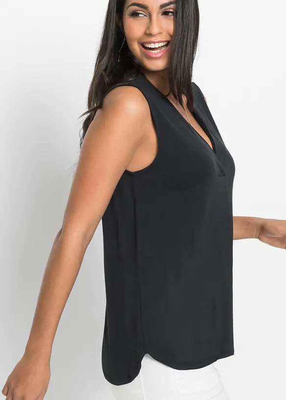 Top doux en jersey viscose, bonprix
