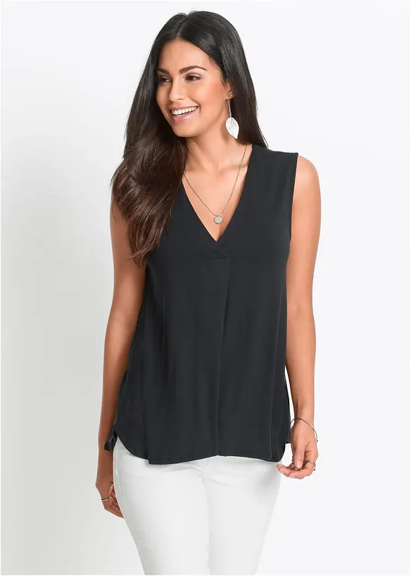 Top doux en jersey viscose, bonprix