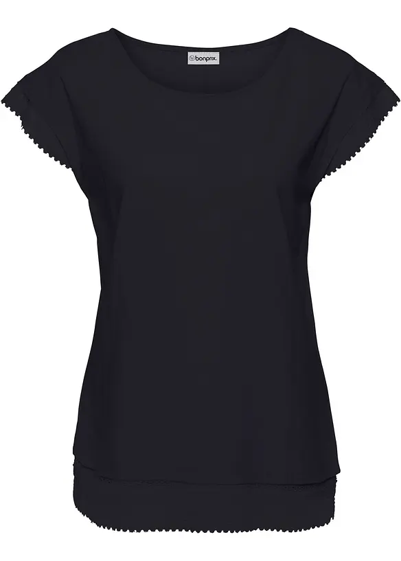 T-shirt boxy en coton, bonprix